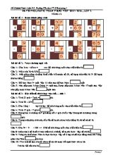 Đề thi Violympic môn Toán lớp 2 vòng 12 - Năm học 2015-2016 - Hồ Chánh Nam